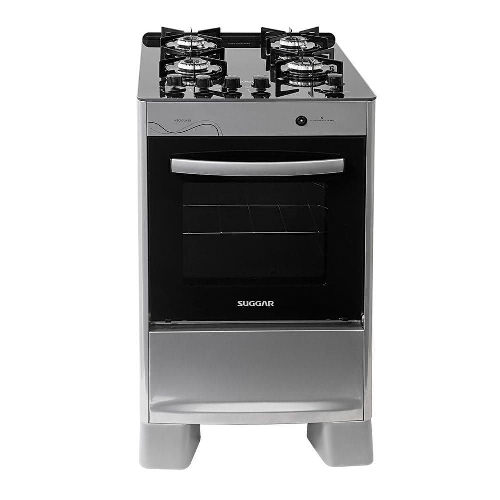 Fogão suggar neo glass 4 bocas prix bivolt FGVNG410PRIX em Promoção | Ofertas na Americanas
